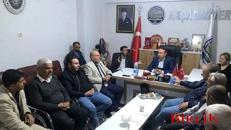 Genel Başkan Maskar, Akçadağ'la İlgili Önemli Kararlar Aldık