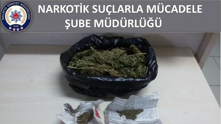 1 Kilo 519 Gram Uyuşturucu Esrar Maddesi