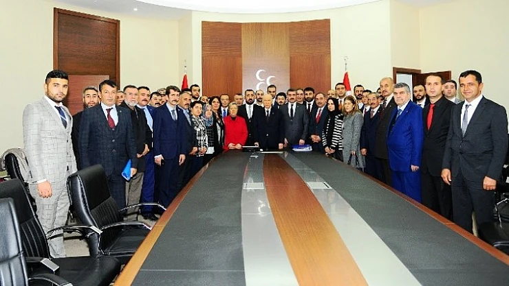MHP Malatya İl Teşkilatından Bahçeli'ye Ziyaret