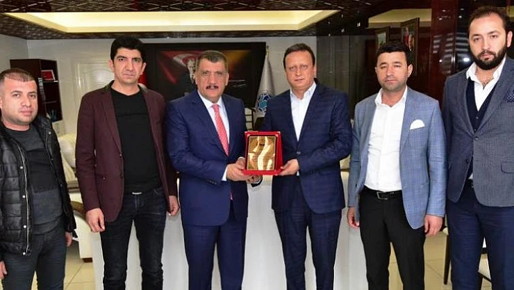 Mim-Der Başkanı Kırteke, Başkan Gürkan'ı Ziyaret Etti