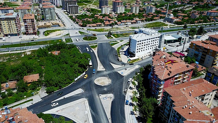 Yusuf Özal Caddesinde Çalışmalar Bitmek Üzere