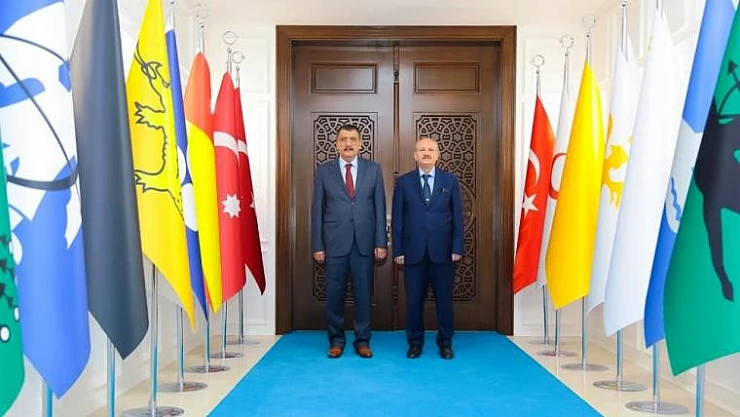 MEB Strateji Geliştirme Başkanı Konaklı, Başkan Gürkan'ı Ziyaret Etti