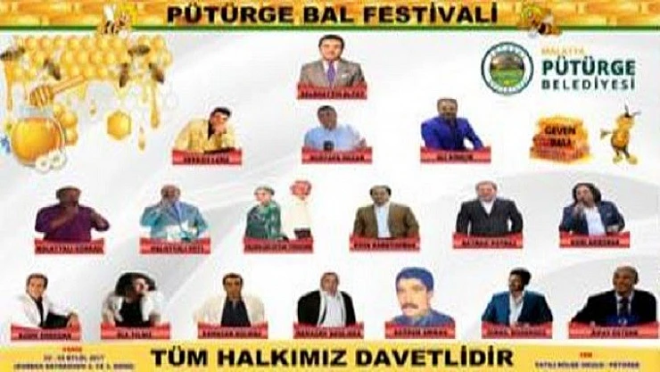 Pütürge Bal Festivali 02 - 03 Eylül 2017 Günleri Düzenlenecek