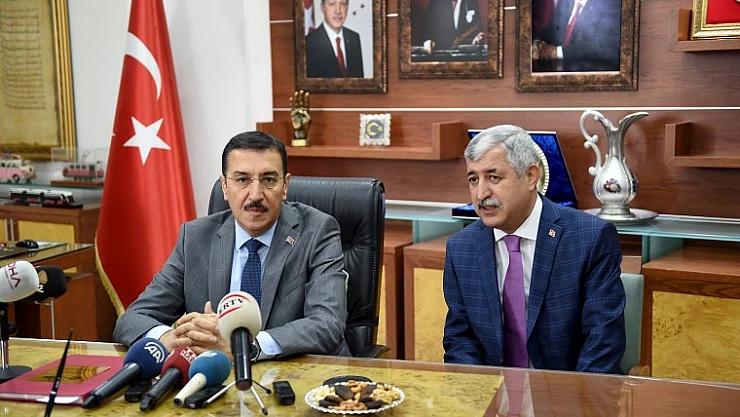 Bakan Tüfenkci'den Başkan Polat'a Hayırlı Olsun Ziyareti