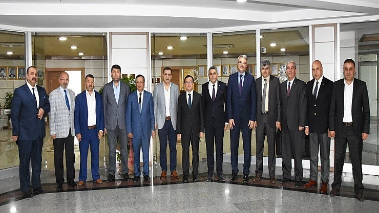 Rektör Kızılay'dan,  Başkan Sadıkoğlu'na Ziyareti