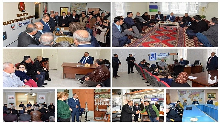 Vali Kaban, Cemiyet Ve Derneklere İade-İ Ziyaretlerde Bulundu