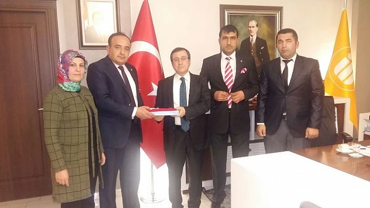 Bbp Malatya Yeşilyurt Merkez İlçe Teşkilatından Rektör Kızılay'a Ziyaret