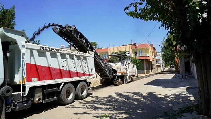 Bahçelievler Mahallesi'nde Freze Çalışması