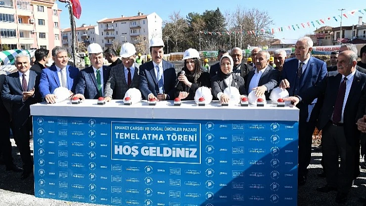 Yeşilyurt Belediyesi 'Emanet Çarşısı-Doğal Ürünler Pazarı' Temel Atma Töreni