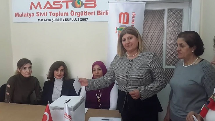 MASTÖB Malatya Şubesi Kadın Kolları Başkanlığına Saadet Alay Seçildi