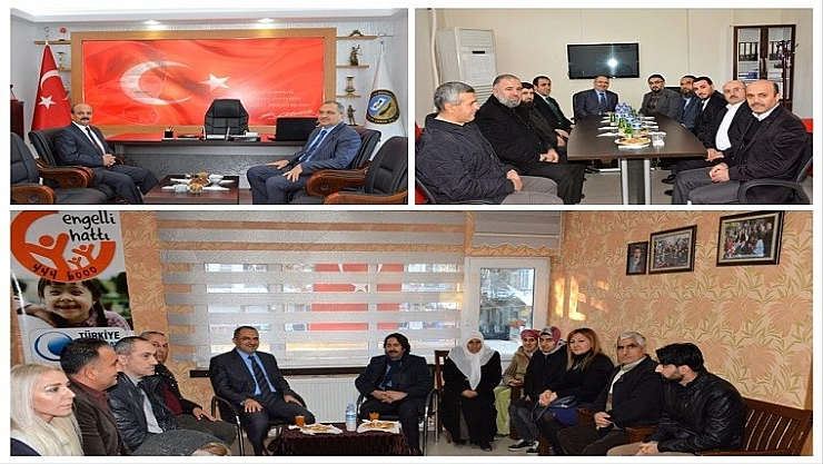 Vali Kaban, Vakıf Ve Derneklere İade-İ Ziyarette Bulundu