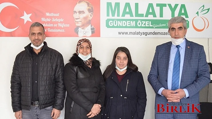 Güç Birliği Partisinden  Malatya Gündem Gazetesine Ziyaret