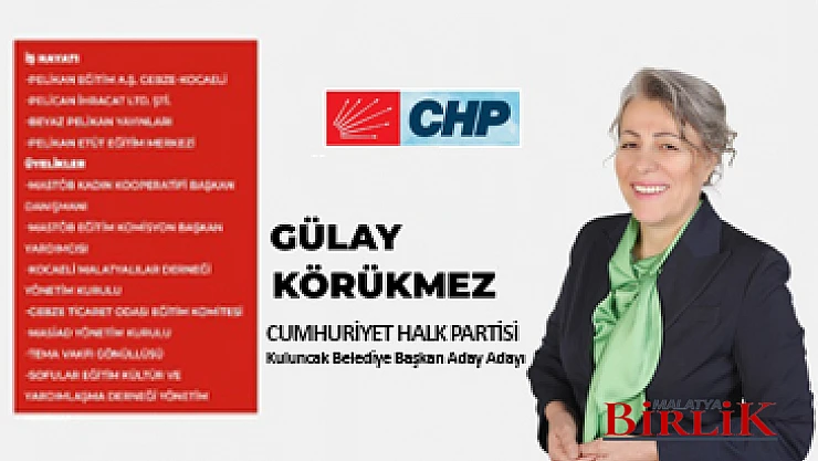 Gülay Körükmez, Kuluncak İlçesine Belediye Başkan Aday Adayı Oldu
