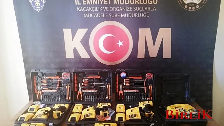 Gümrük Kaçağı Mallar Yakalandı