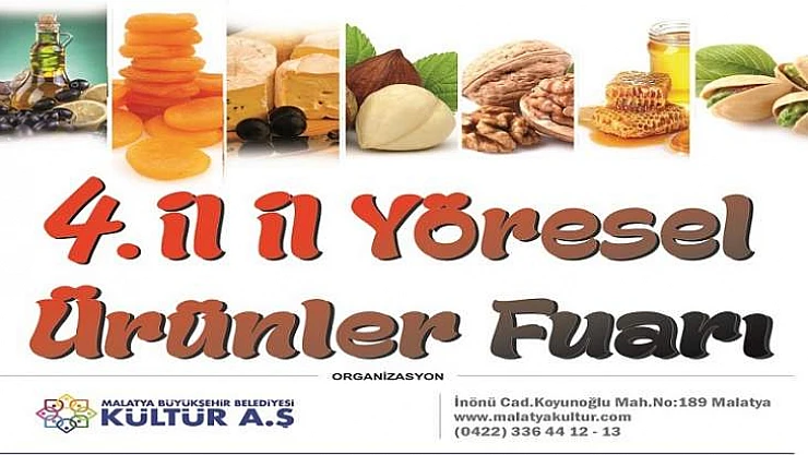 Yöresel Ürün ve Lezzetler Malatya'da Buluşuyor