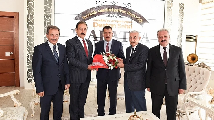 Ahilik Haftası Kutlama Heyetinden Başkan Gürkan'a Ziyaret