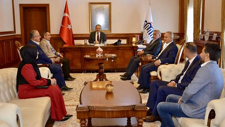 Malatya Ak Parti İl Teşkilatından Vali Kaban'a Nezaket Ziyareti