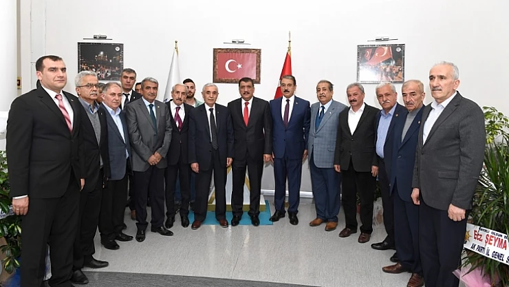 Esnaf ve Sanatkâr Camiası Başkan Gürkan'ı Ziyaret Etti