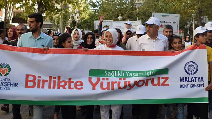 Sağlıklı Yaşam İçin Birlikte Yürüdüler