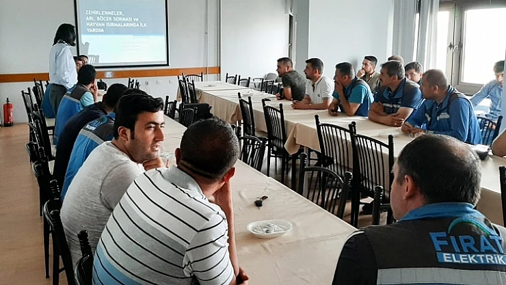 FIRAT EDAŞ'TAN Çalışanlara İlk Yardım Eğitimi