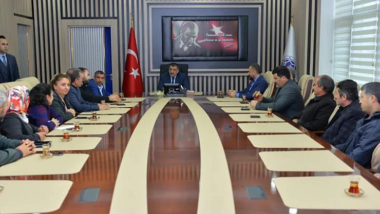 Başkan Gürkan, MATHAP Başkanı Akın Ve Yönetimi İle Bir Araya Geldi
