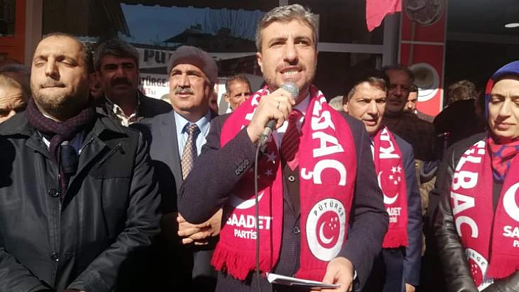 Miting Havasında İlçe Seçim Bürosu Açılışı Yapıldı