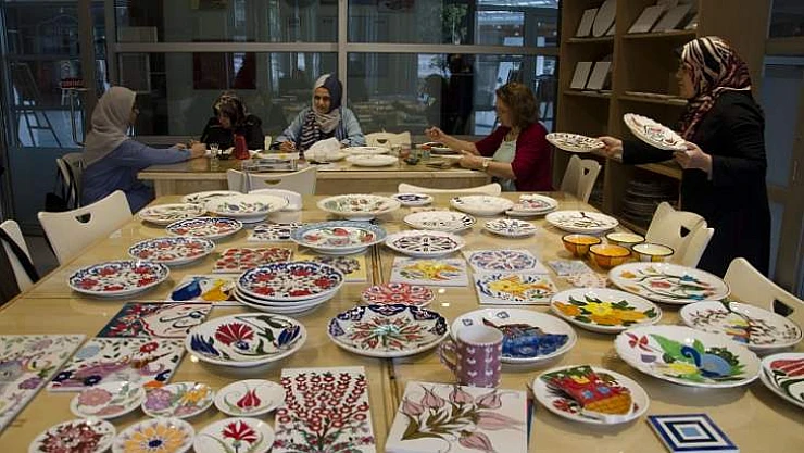 Malatya'da Çini Sanatına Yoğun İlgi