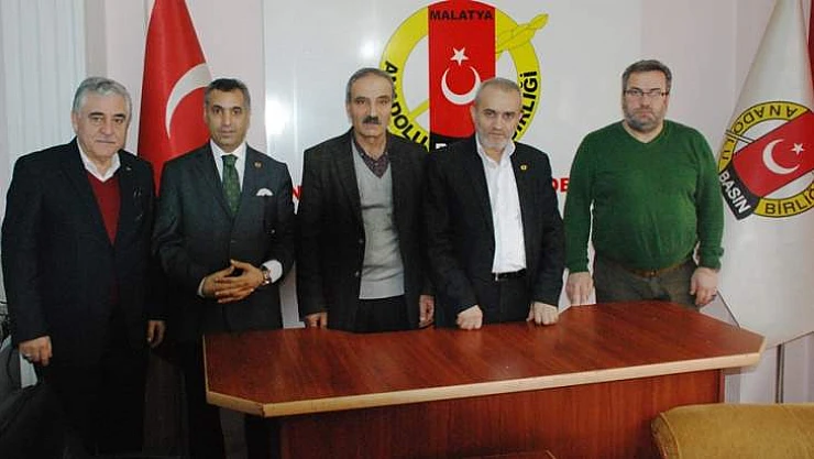 Menekli'den, Anadolu Basın Birliğine Ziyaret