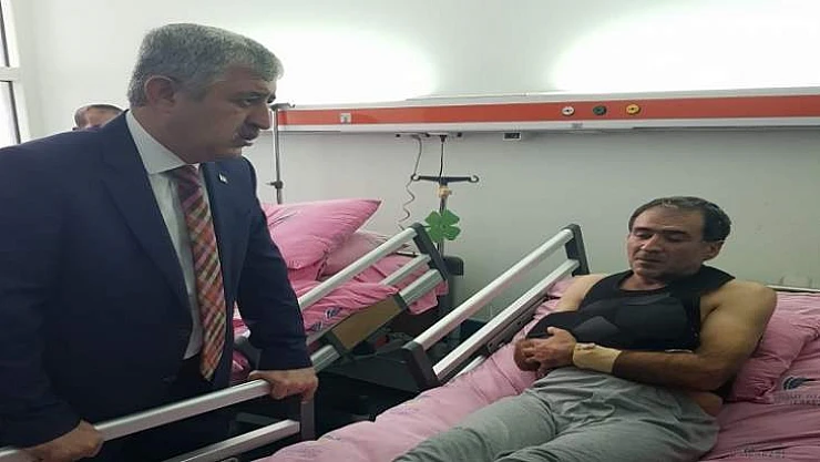 Başkan Polat'tan Geçmiş Olsun Ziyareti