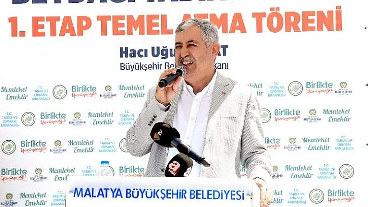 Malatya Büyükşehir Belediye Dev Projenin Temelini Attı