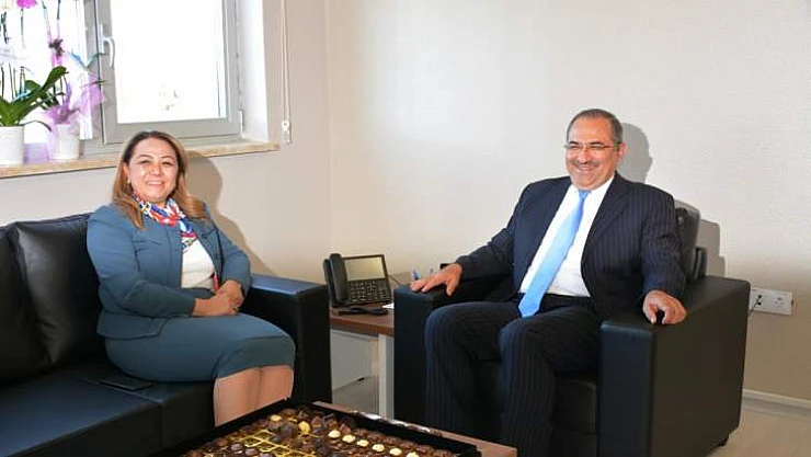 Vali Kaban, Rektör Karabulut'u Ziyaret Etti