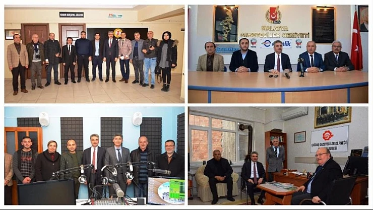 Vali Baruş'tan Basın Meslek Kuruluşlarına Ziyaret