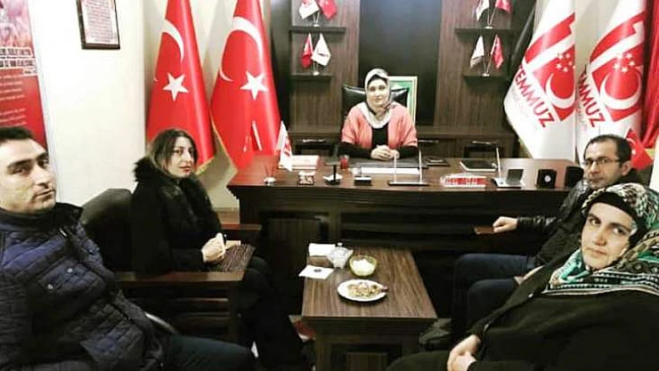 Fatma Aydın'dan 15 Temmuz Milli İrade Ocaklarına Ziyaret