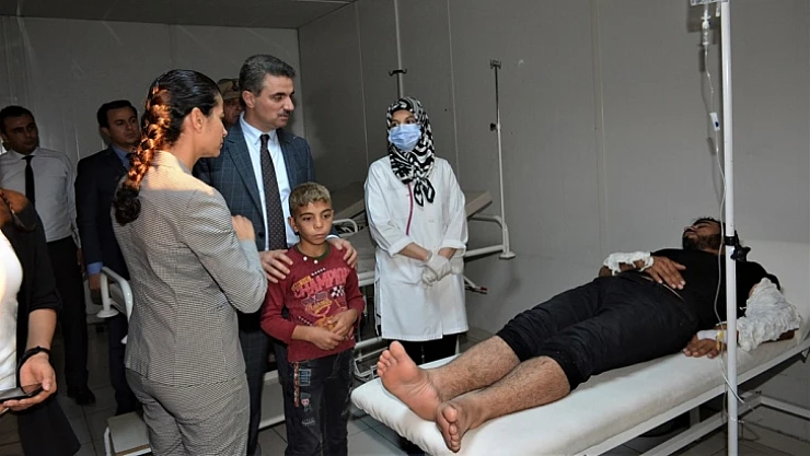 Vali Baruş, Geri Gönderme Merkezinde İncelemelerde Bulundu