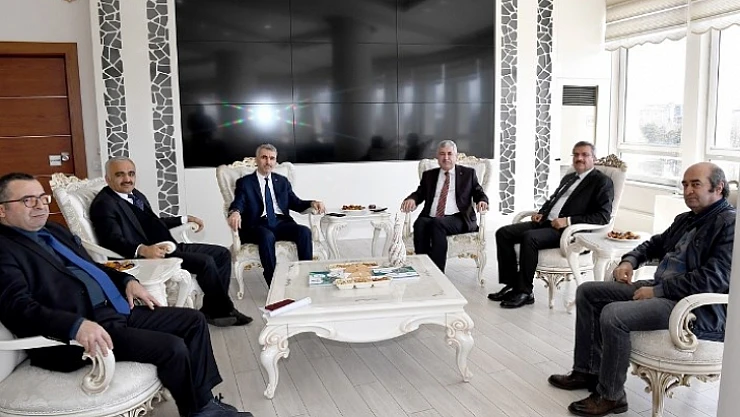 Başkan Polat, Genel Müdür Dr. Ahmet İpek'i Makamında Kabul Etti