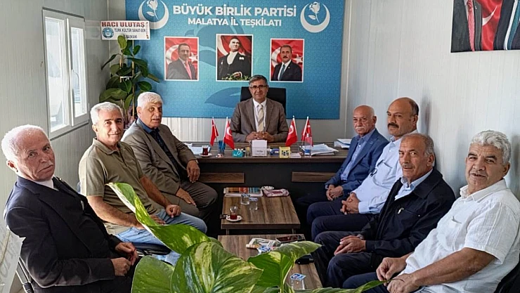 Hak Bir Derneğinden BBP İl Başkanlığına Hayırlı Olsun Ziyareti