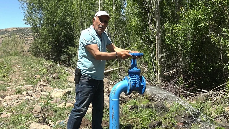 Hasançelebi Ve Aşağı Sazlıca Mahallelerinde 6 Bin 700 Metre Kapalı Sulama Sistemi Yapıldı