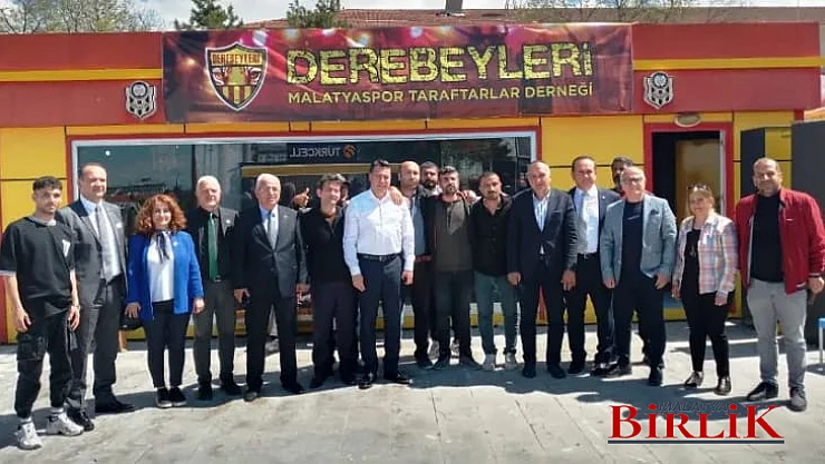 İYİ Parti Heyetinden Derebeyleri Malatyaspor Taraftarlar Derneğine Ziyaret