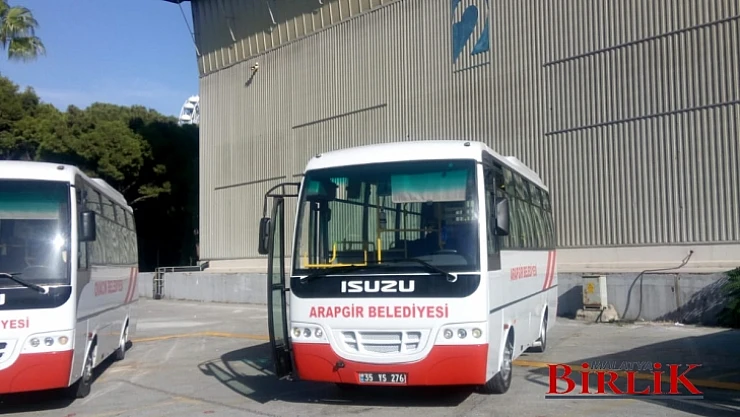 İzmir Büyükşehir Belediyesi'nden Arapgir'e Otobüs Hibe Edildi