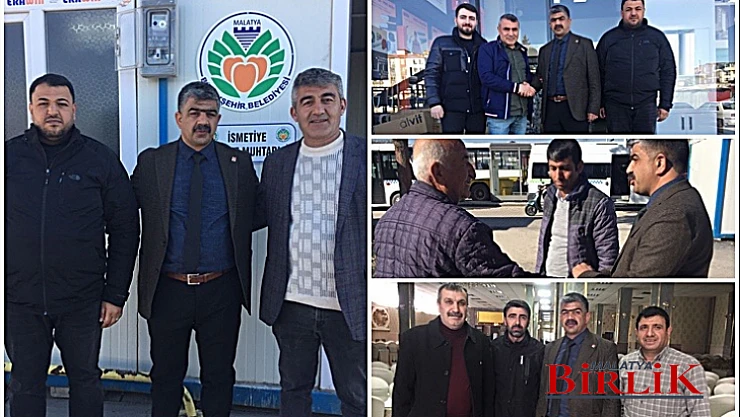 Karakuş Muhtarlar ve İş İnsanlarını ziyaret etti