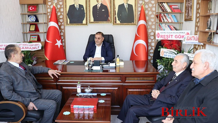 Keskin'den MHP İl Başkanı Gök'e Hayırlı Olsun Ziyareti