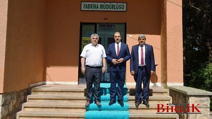Keskin'den Şeker Fabrikasına 'Tebrik' Ziyareti