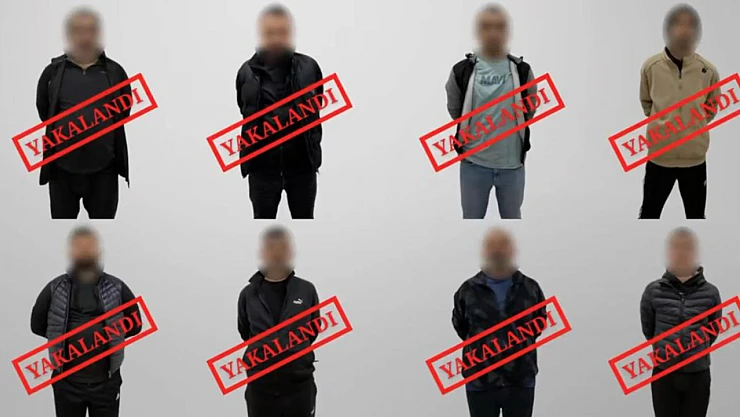 Kırmızı bültenle aranan 8 şüpheli Türkiye'ye getirildi