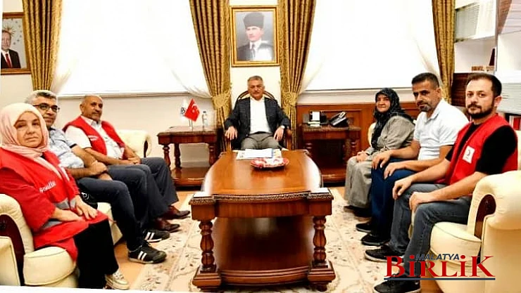 Kızılay Malatya İl Başkanı Korkut'tan Vali Ersin Yazıcı'ya Ziyaret