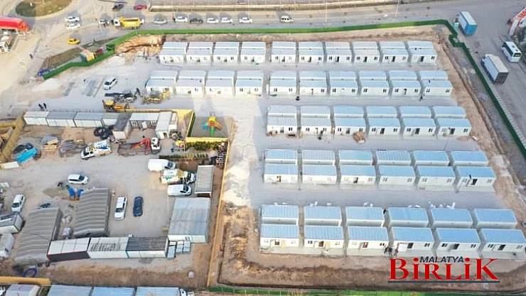 Konteyner Kentlerin Altyapı Çalışmaları Devam Ediyor