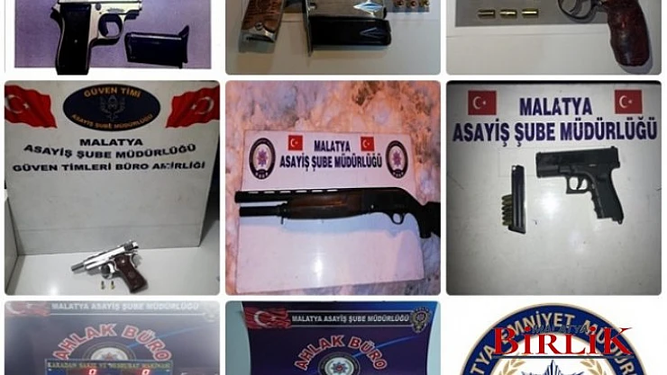 Malatya Asayişinden Başarılı Çalışma