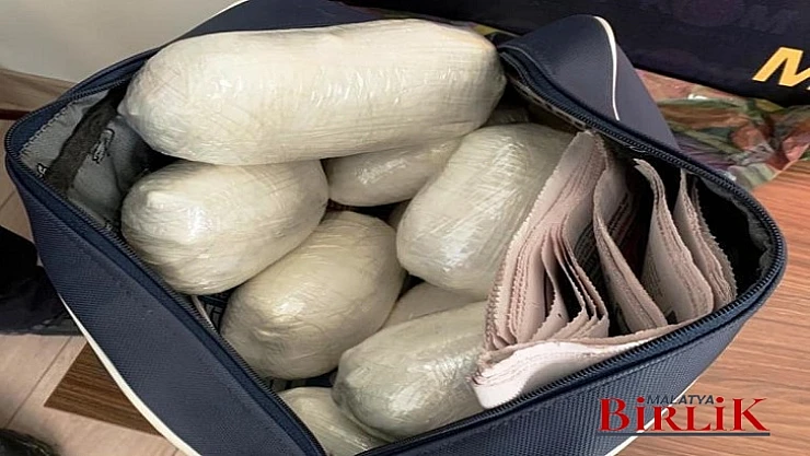 Malatya'da 3 Kilo 604 Gr. Gelen Toz Esrar Ele Geçirildi