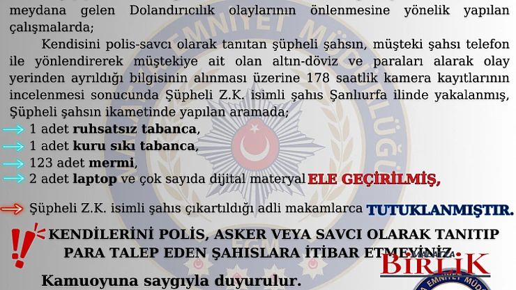 Malatya'dan Asayiş Haberleri