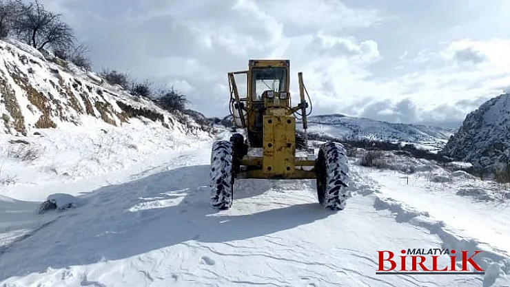 Malatya Genelinde Kapalı Yol Kalmadı