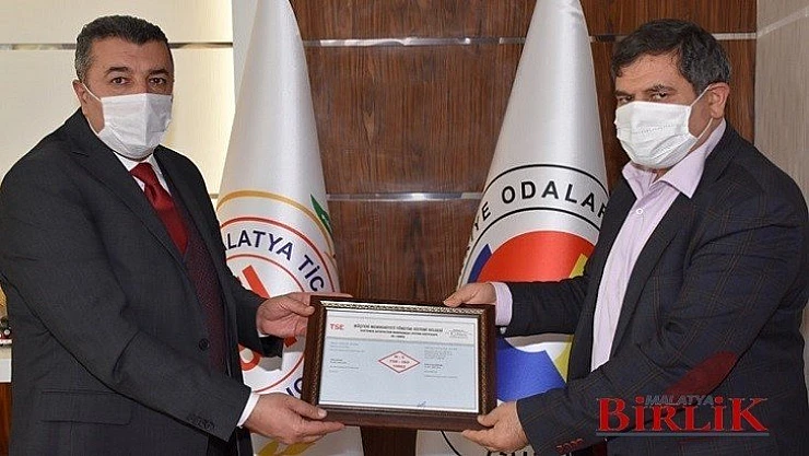 Malatya Ticaret Borsası Kalitesini Taçlandırdı